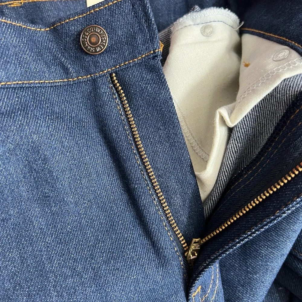 Vintage Levi's Deadstock Jeans Blue‎ Denim Orange Tab Student Fit USA Size 30x34